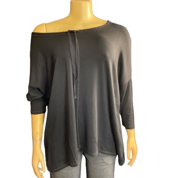 Margaritaville Drop Shoulder top dolman sleeves drawstring round neck  XS-S - Picture 1 of 14
